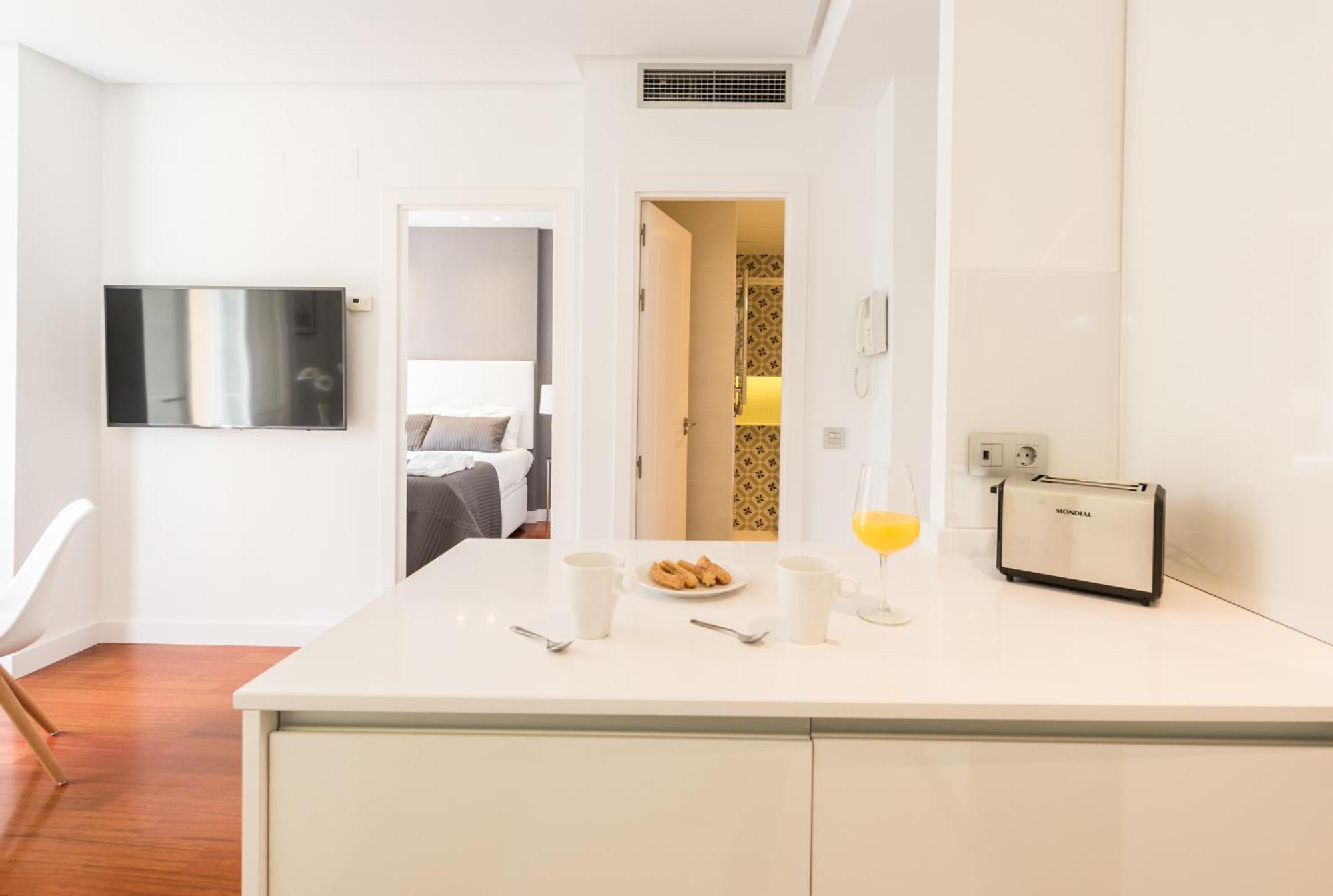 Santa Ana Plaza Daire Madrid Oda fotoğraf